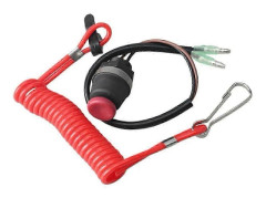 Tohatsu Utombordsmotor Säkerhetsbrytare med Fångrem - Modell 398-06830-0 för Båtmotorer*OU