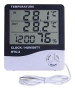 Väderstation - Digital termometer - Utomhussensor - Hygrometer - Temperatur och luftfuktighet