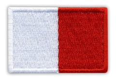 Patchion Flag Hotel - självhäftande baksida - Broderad lapp/emblem/emblem