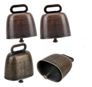 GHZ Koklocka - 4 delar - Klocka - Järn - Vintage - för nötkreatur, hästar, får