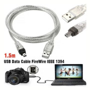NA/Mini DV MiniDV USB-datakabel FireWire IEEE 1394 HDV-videokamera för PC-redigering