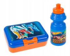 350ml water bottle + Hot Wheels breakfast box