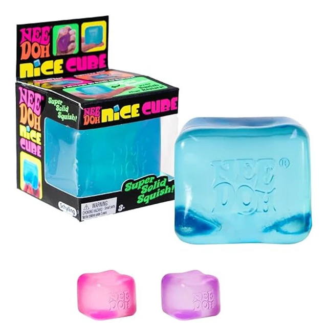 Needoh Nice Cube Stressboll och Tankespel BlåCJY