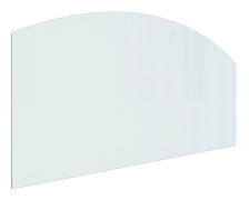 Glasskiva för öppen spis 120x60 cm