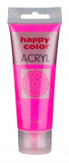 Acrylfärg 75 ml pink fluo HAPPY COLOR