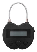 |NT| Smart Tidlås med LCD-skärm, USB-laddningsbart Temporärt Timerhänglås för Resor - YNP