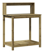 Växtbord med hyllor 82,5x50x109,5 cm impregnerad furu