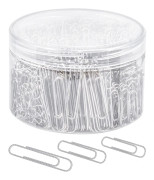 700 st gem, uppgraderade halkfria gem i olika storlekar för kontor, skola och personligt bruk (28 mm, 33 mm, 50 mm), silver