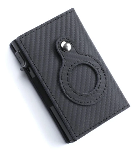 Männs Slim Wallet för Airtag med Pengaklipp RFID-Blockering Kredit