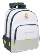 Skolryggsäck Real Madrid C.F. Vit 32 x 42 x 16 cm