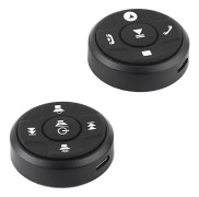 12V Trådlös Bilratt 10 Knappars Fjärrkontroll Rund För Dv