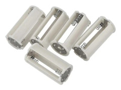 QU-Seriekoppling Cylindrisk 3x 1.5V AA Batterihållare i Plast 5 st