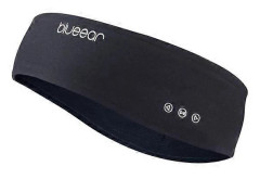 INF Sleep Headphones - Huvudband med Bluetooth-hörlurar och mikrofon Svart