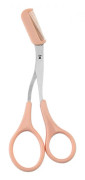 Stainless Steel Eyebrow Scissors Pink