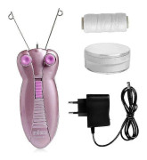 Elektrisk Kropp Ansikte Hår Remover Defeatherer Bomullstråd Epilator Kit