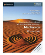 Cambridge International AS & A Level Mathematics: Mechanics Coursebook