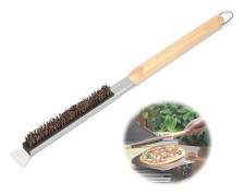 Pizzaugnborste, Pizzaugnstillbehör, Rengöringsverktyg, Grillredskap - Gummiträ är slitstarkt
