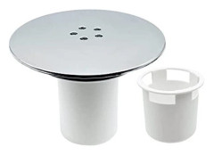 Universellt duschbrunnsgaller 90mm 115mm Krom Snabbflödesersättning Kompatibel med de flesta duschar