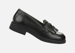 Derbys - Geox - JR AGATA - Läder - Svart - Girl