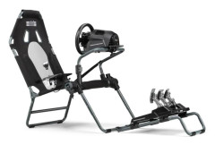 Next Level Racing GT Lite Racing Foldable Cockpit - Grey Racingcockpit för simulerad körning - Tyg - Upp till 130 kg