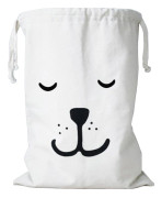 Canvas Tote stängande toppåse (L)
