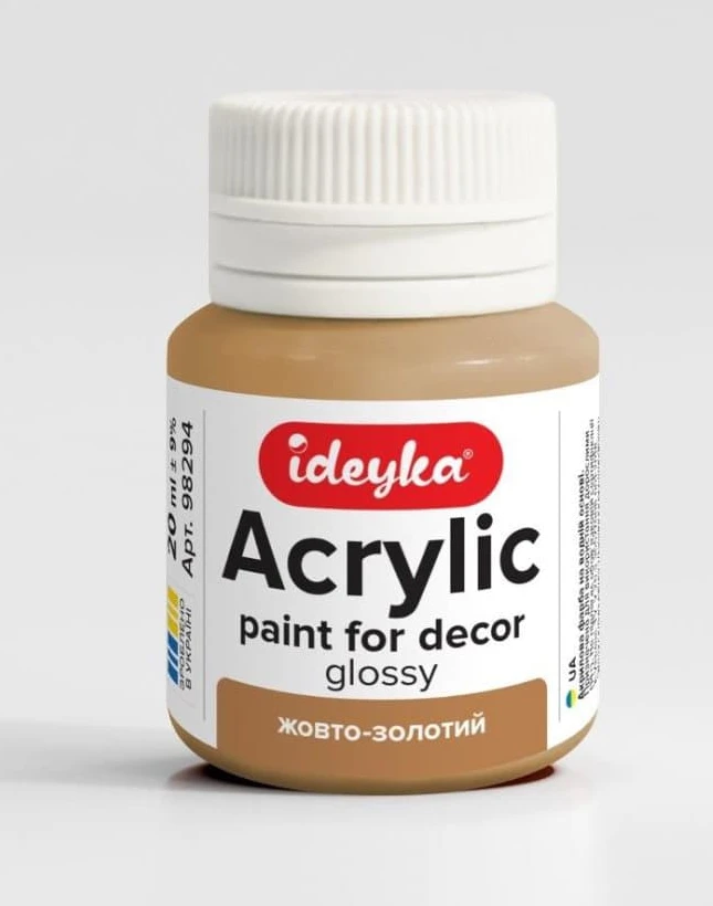 Guld akrylfärg 20ml