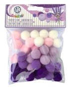 Astra Dekorativa pomponger 20 mm - Lavendelfält ASTRA