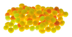 BREWIS Gula Pompoms 10mm - 100 bitar för dekorationer och pyssel