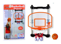 LeanToys korgspel i hemmet - basketbollpump - justerbar
