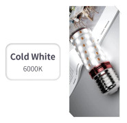 10 st E27 LED Majslampa 3W 6W 9W 12W 15W SMD2835 E14 LED Ljus Lampa AC85-265V Ljuskrona Ljus LED Lampa För Heminredning Cold White 12W