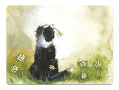 MT46 Border Collie Hund Bordstablett