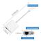 Lightning till Ethernet-adapter, [kompatibel med Apple Mfi-certifierad] 2 i 1 Rj45 Ethernet Lan-nätverksadapter med laddningsport