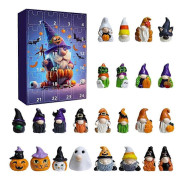 Halloween Nedräkningskalender 24 Överraskningar Färgglad Blind Box Festlig Presentuppsättning A