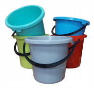 16 liters plasthink med våg.