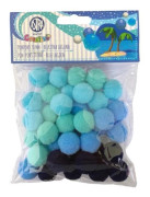 Astra dekorativa pom-poms 20 mm - blå lagun ASTRA