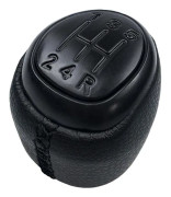 5/6 Växlad Växelspaksknopp Läderdamask Stövelskydd Fodral Spakväxlare För SAAB 93 9-3 SS 2003-2012 Biltillbehör-5 Växlad Svart 5 Speed Black