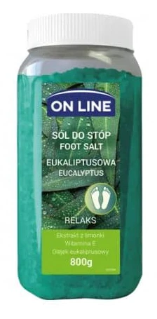 FS On LINE Salt for feet 800g Eucalyptus salt