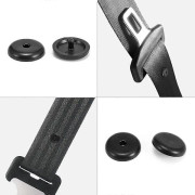 Dww-20PCS Clip Knapp i Svart Plast Stopp för Bilbälte