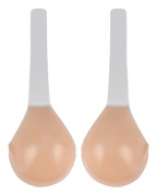 Bras, Backless Bras, Reusable Adhesive Invisible Silicone Strap Bras. (B, Skin Tone)