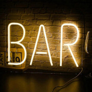 Hot Bar LED Neonskylt Neon Väggskyltar Stor Neon Bokstav Ljus USB Natt Neon Ljus För Bar Hotell Inomhus Spelrum Cocktail Öl Bröllopsfest