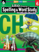 180 Days™: Spelling and Word Study for Sixth Grade