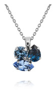 Caroline Svedbom - Ana Necklace Rhodium Denimblue Combo