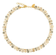 Caroline Svedbom - Mini Pomona Necklace Gold Black Golden Combo
