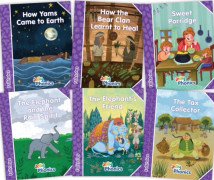 Jolly Phonics Folktales Purple Readers (Level 5) Complete Set (1-6) (häftad, eng)