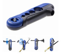 【xj】Portabel Universell Fiskelina Spolare Justerbar För Olika Storlekar Spöstativ Lindningsbräda Spole Linlindare Mini Bobbin Rulle