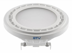 LED-lampa A-G AR111 G53 12V DC 12,5W WW 120° vit GTV