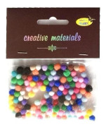 Pompoms 5mm ca 120st MIX