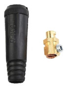 【xj】1 set TIG Svetskabelfäste Panelkontakt-Plugg Modell DKJ10-25 200Amp Euro Stil Snabbkoppling Svetskabelkortkontakter