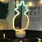 Neon Ananas Nattlampa, Batteri/USB, Jul/Barnrum
