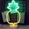 Neon Ananas Nattlampa, Batteri/USB, Jul/Barnrum